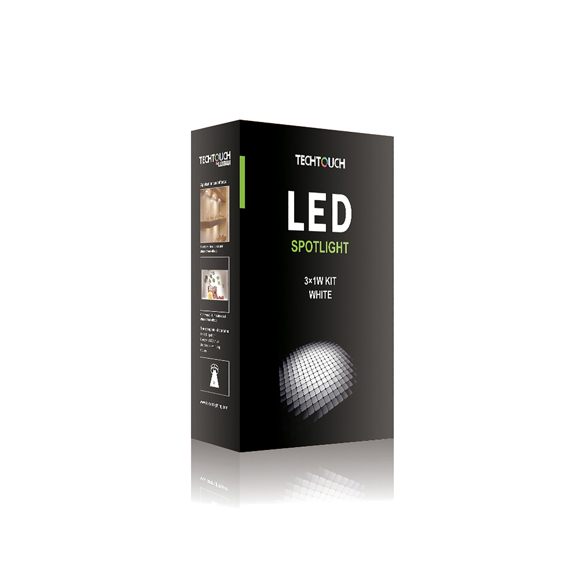 20011  LED Spot Light 3x1W Kit 6400K; 30°; Cut-Out 30mm